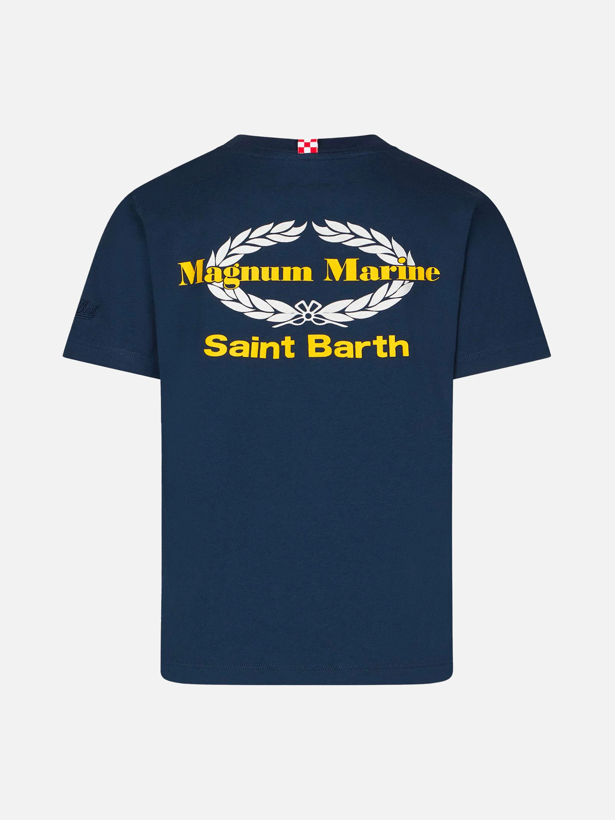 T-shirt da bambino in cotone con stampa Magnum Marine | EDIZIONE SPECI