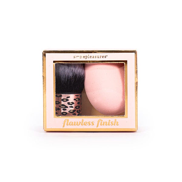 Leopard set Kabuki kista i spužvice za blendanje | 1 komad