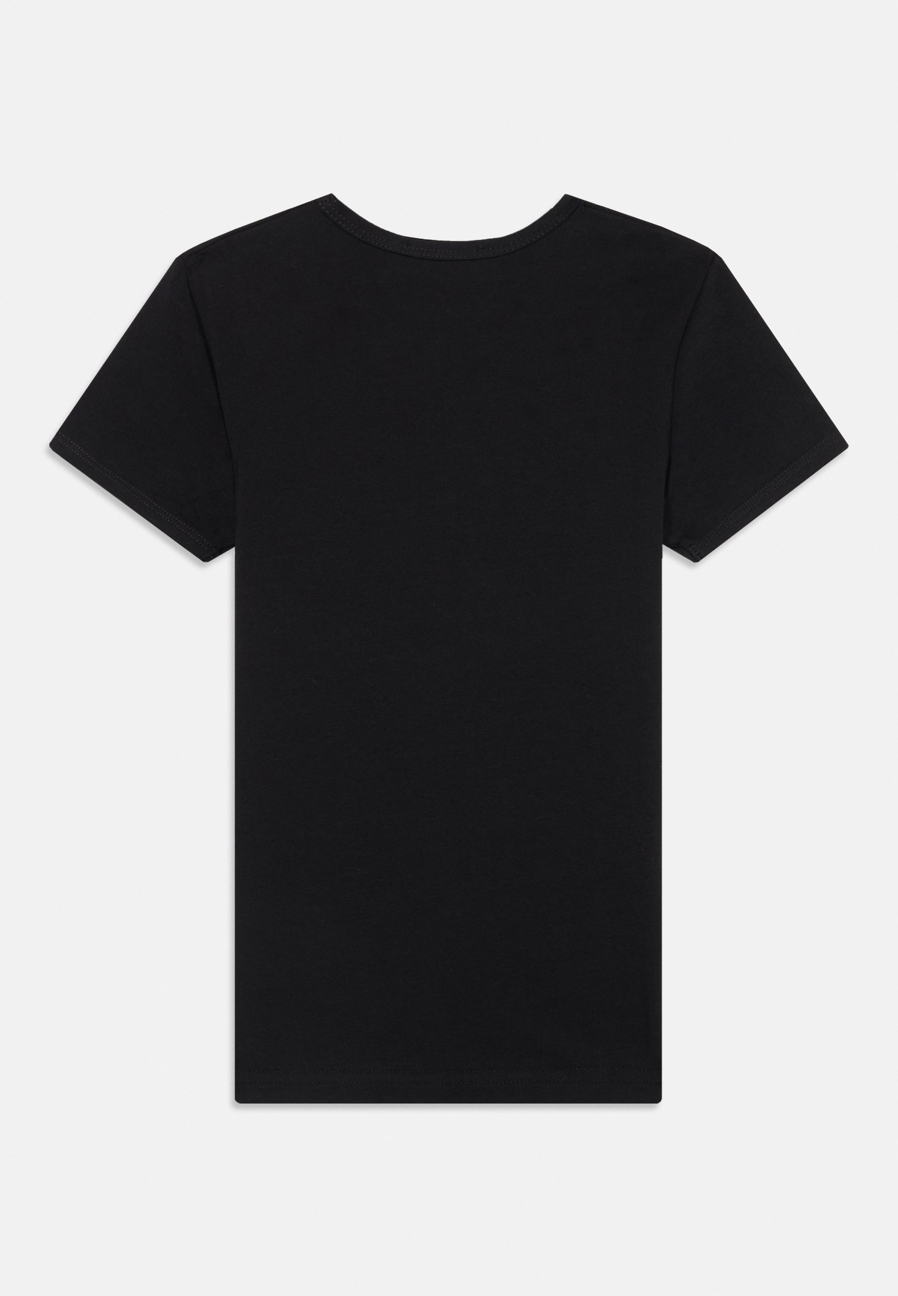 Versace TOPEKA STRETCH NOUVEAU LOGO UNISEXE - T-shirt basique - noir