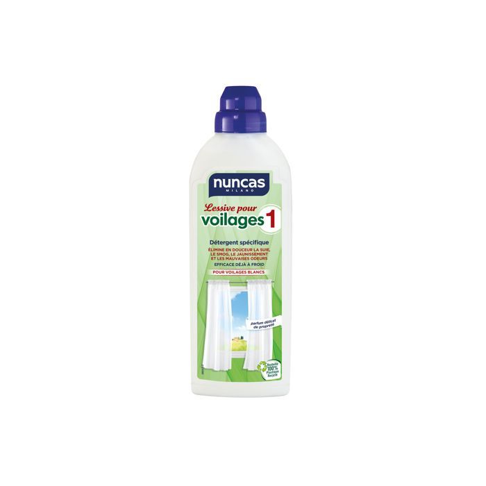 Lessive Voilages Blancs 1 Flacon 750 Ml Lessive Voilages Blancs 1 Flacon 750 Ml - Nuncas