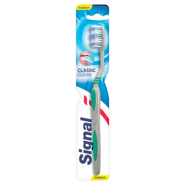 Signal Classic Clean vidēja izmēra zobu birste<br>
