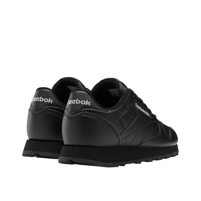 Chaussures de sport - REEBOK - Classic - Noir - Mixte/Enfant - Lacets - Synthétique