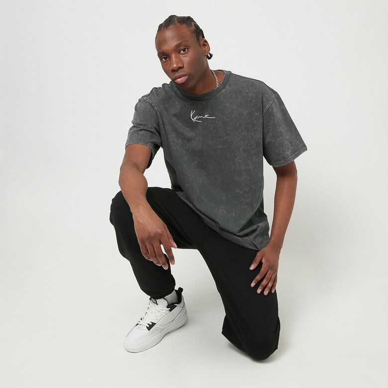 Small Signature Washed Heavy Jersey Skull Tee