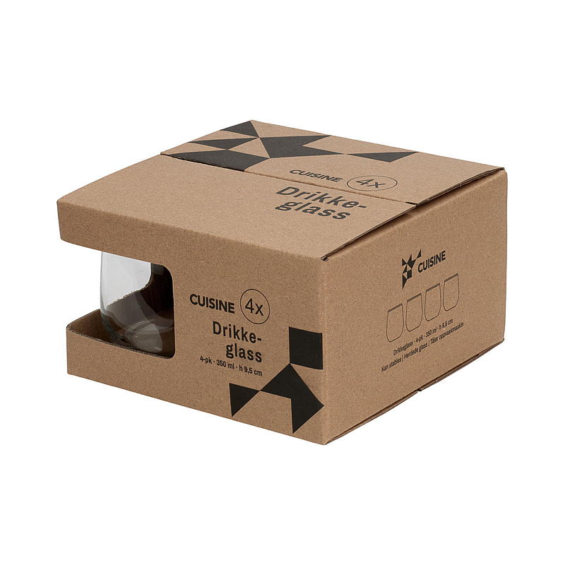 Cuisine Drikkeglas 4-pak 35 cl Tumbler Cuisine