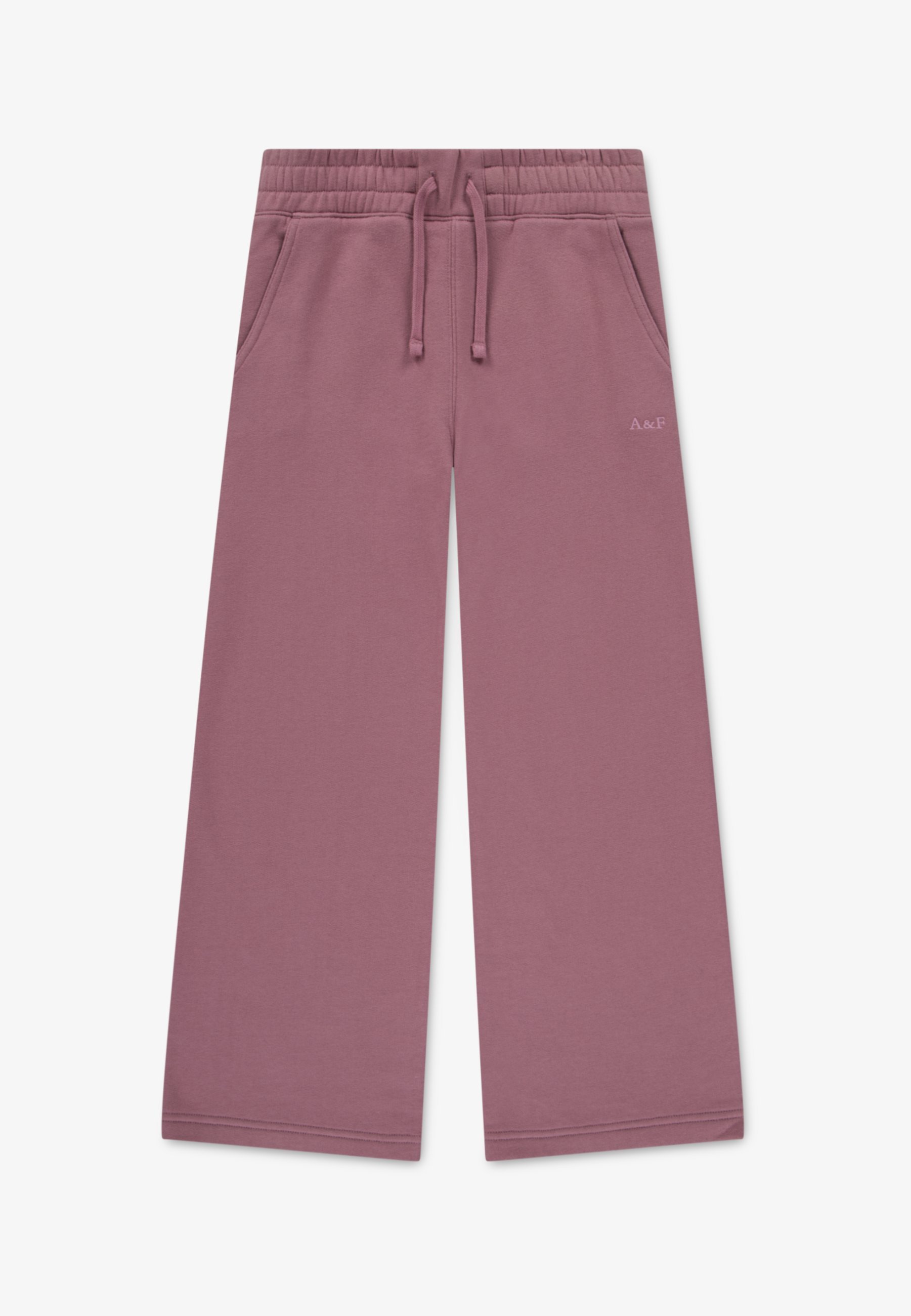 Abercrombie & Fitch ESSENTIAL WIDE LEG - Trainingshose - Mesa Rose