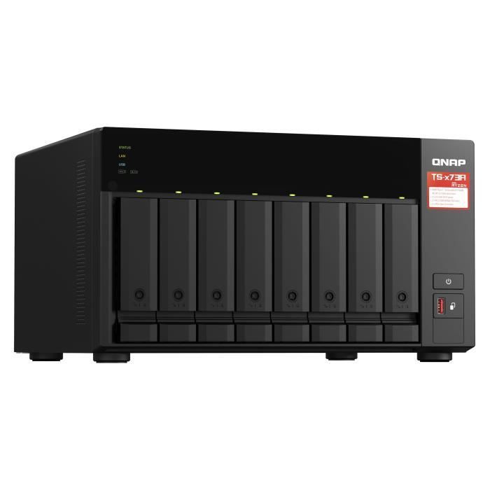 Network Attached Storage (NAS) Server - QNAP - TS-873A-8G - 2.5GbE AMD Ryzen quad-core