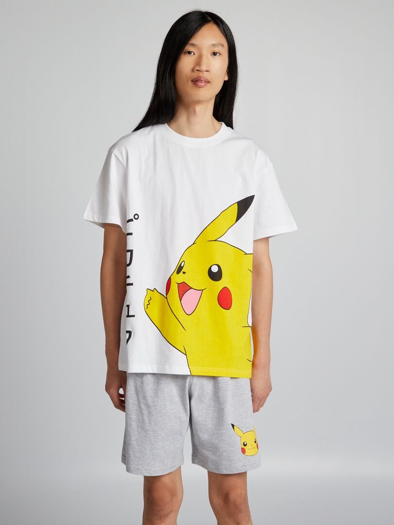 Pijama Pikachu - Cinza