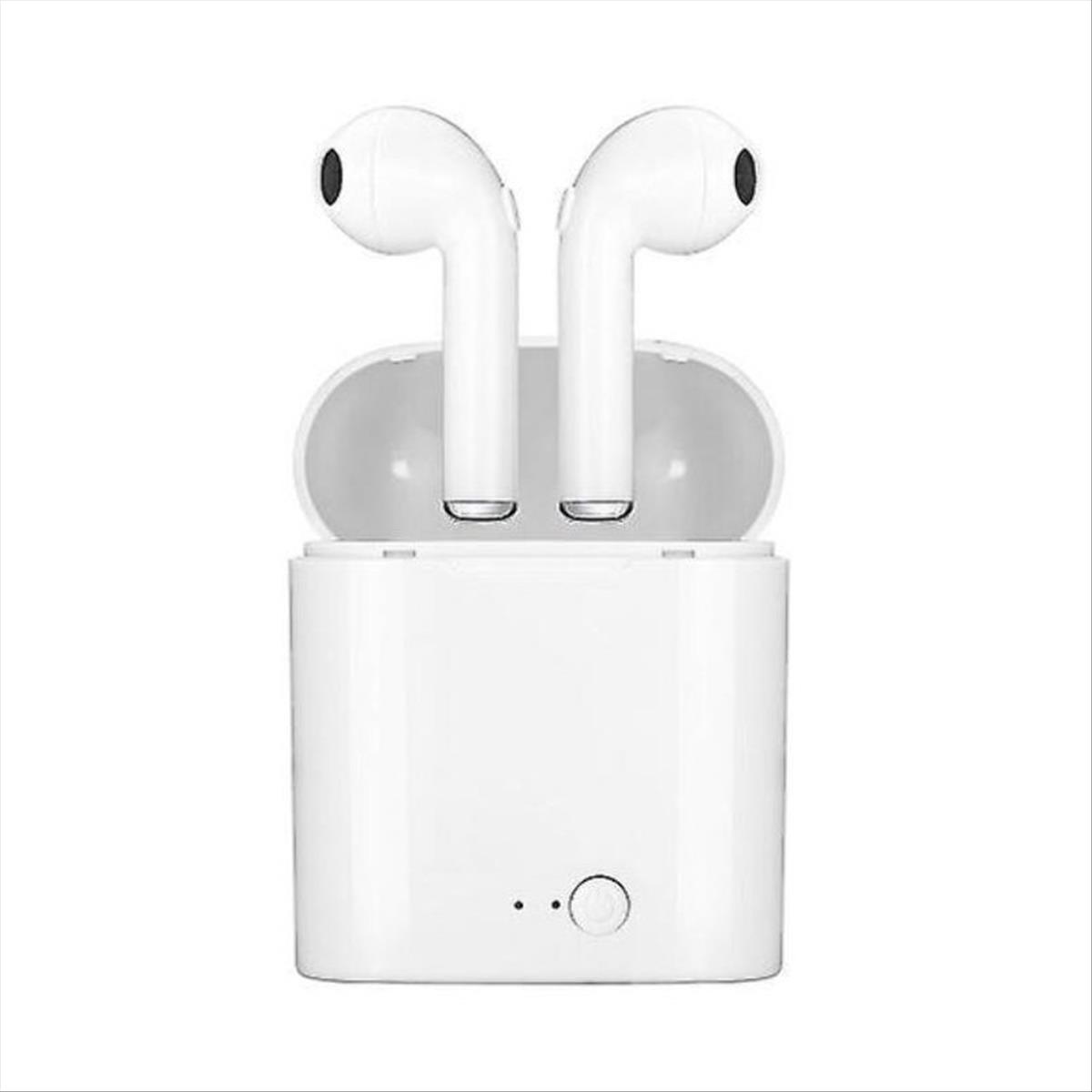 Écouteurs Bluetooth Smartek Mini avec base de chargement pour Android et iOS