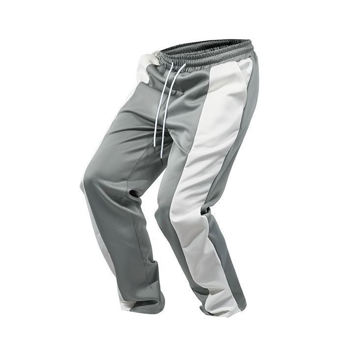 Pantalon de jogging Homme Grande Taille Pantalons de Sport Homme Respirant Casual pour Running et Fitness avec Poches - Gris