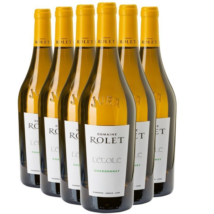 Domaine Rolet L'Etoile Chardonnay En Novalet 2023 - Vino blanco del Jura (6 x 75 cl)