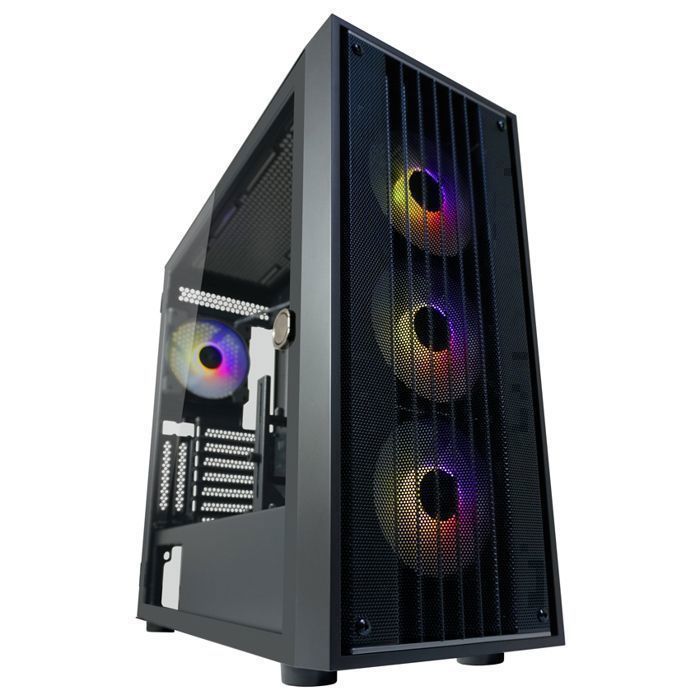 Boîtier PC Gamer - LC- Power Gaming 810B – Dark_Crawler_X - Compatible ATX - Airflow Optimisé