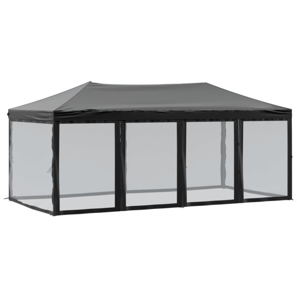 Namiot imprezowy Czarny 3 x 6 m Tkanina vidaXL