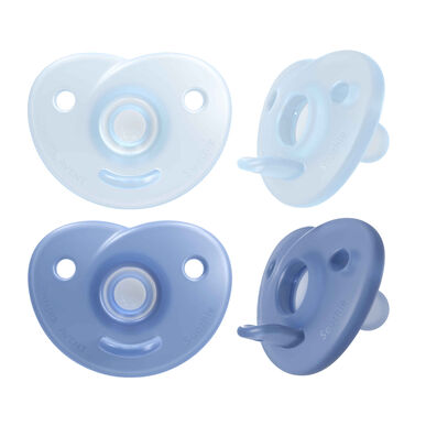 Philips Avent Soothie -tutit pojille 0–6 kuukauden ikäisille, 2 kpl