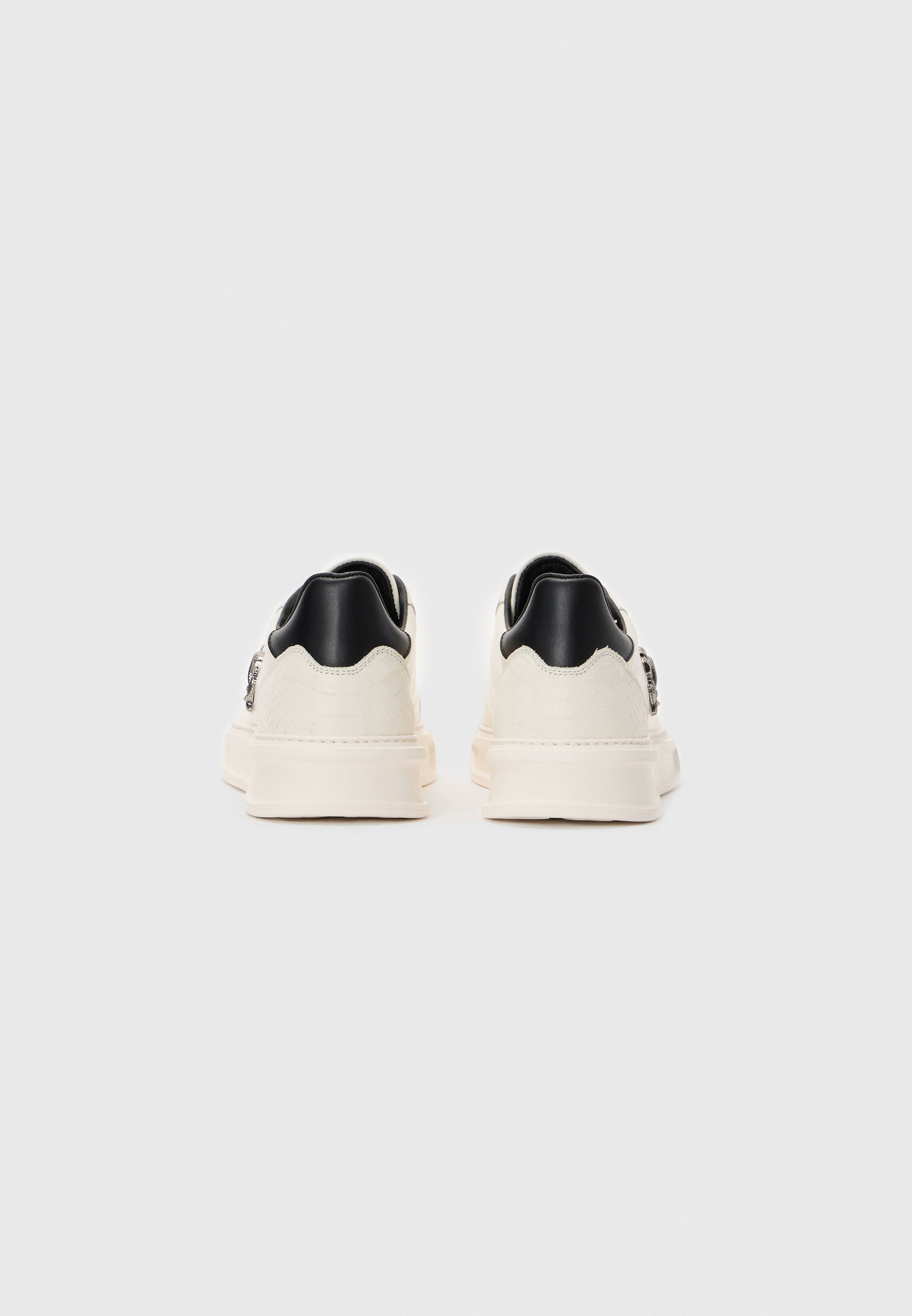 Roberto Cavalli LONDRA - Sneakers - bianco sporco/nero