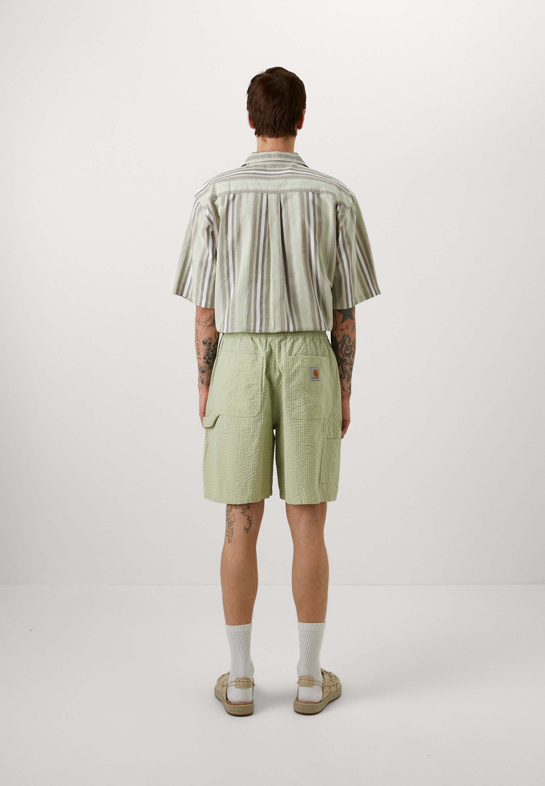 Carhartt WIP TOLAND - Shorts - licht olijfgroen