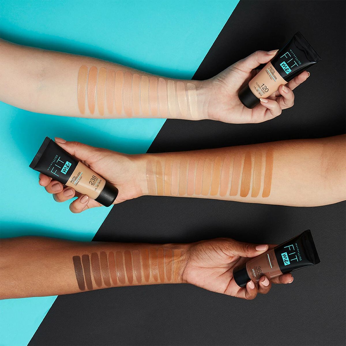 Fit Me Matte & Poreless Foundation σε ιβουάρ απόχρωση - Maybelline