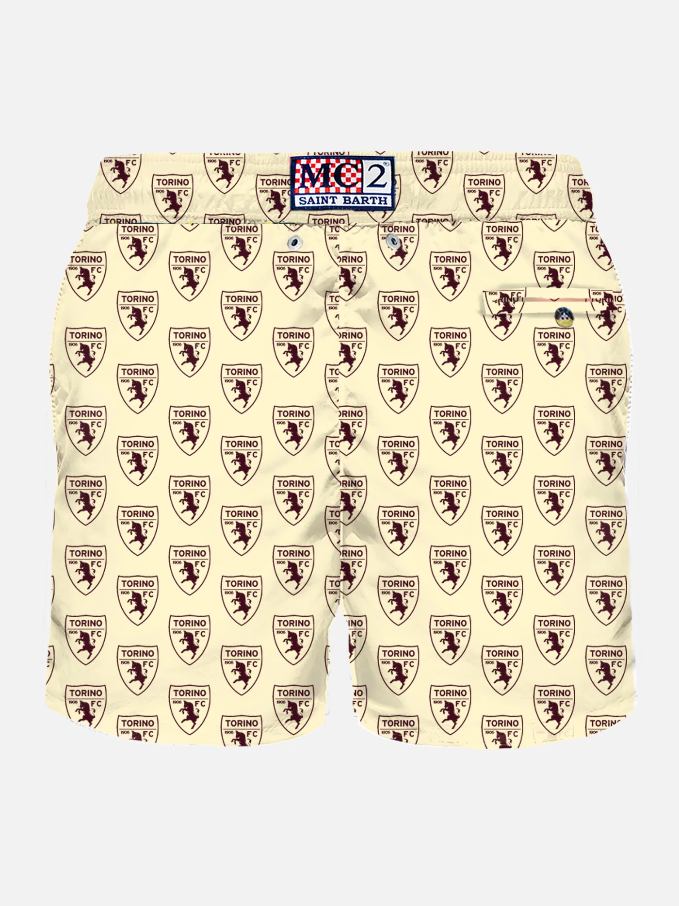 Costume da bagno da uomo in tessuto leggero con logo toro | TORINO FC