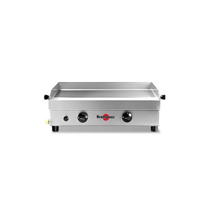 Gasplancha Krampouz Samba Double PFSB2MA-KR 3000 W Roestvrij staal