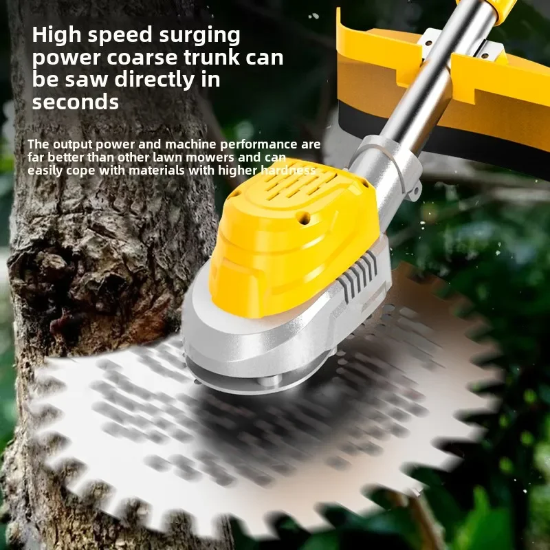 Electric lawn mower rechargeable household small lawn mower high power lithium battery lawn mower new type of weeding
