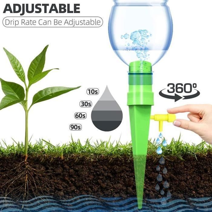 20 Pcs Drip Irrigation Bottle Automatic Watering for Garden Adjustable Drip Irrigation Bottle Kit