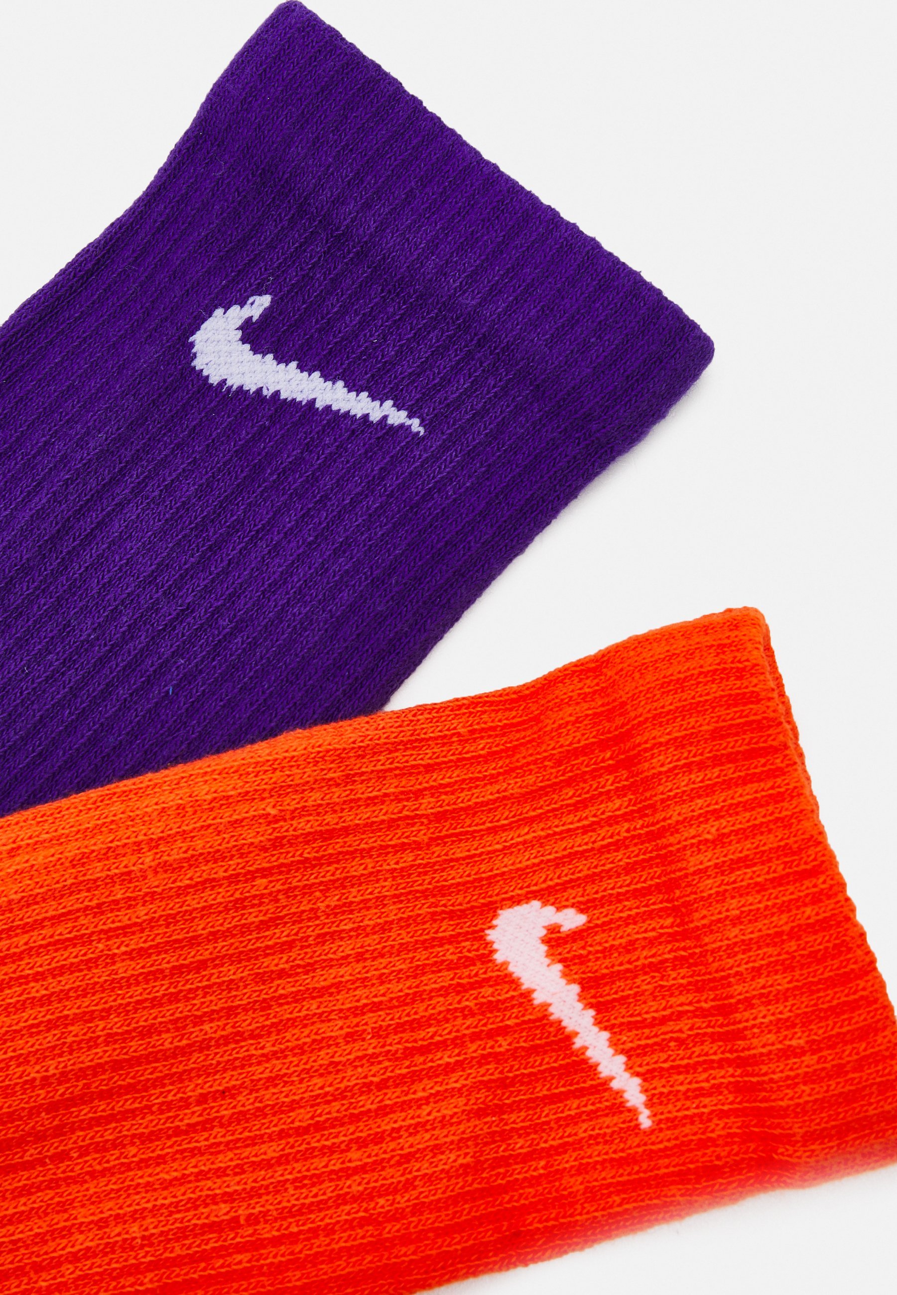 Nike Performance EVERYDAY PLUS CREW UNISEX PACK - Calzini sportivi - rosso universitario/arancione acceso