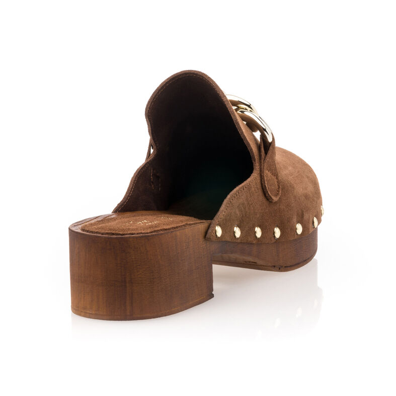 Women's Brown Mules/Clogs
