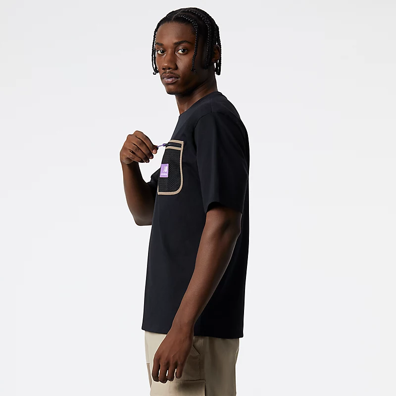 Men's NB AT Pocket Tee - BLACK