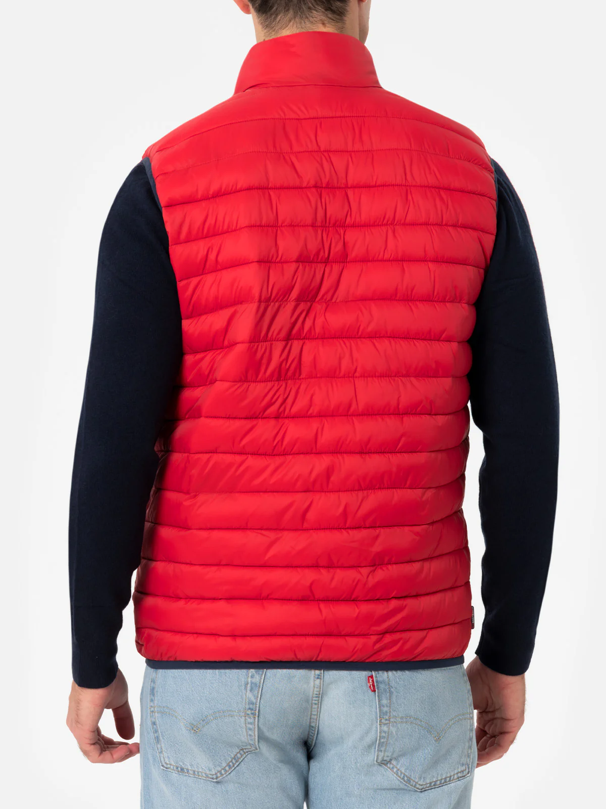 Gilet matelassé rouge Aspen pour homme