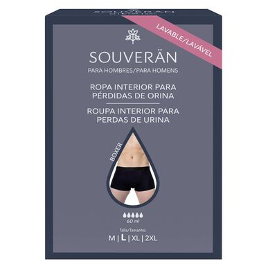SelenaCare Menn Incontinence Boxer Truser Svart L 1 enhet 1 enhet