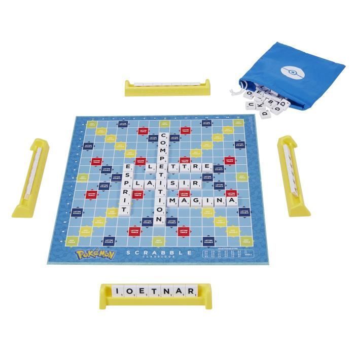Scrabble® Pokémon - Jogo de tabuleiro para toda a família com 2 modos de jogo HXT27