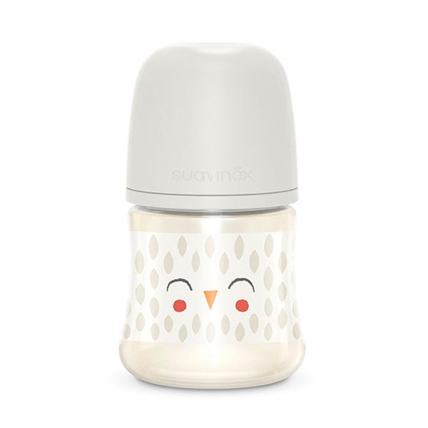 Prémiová kojenecká láhev s fyziologickým silikonovým dudlíkem | 150 ml