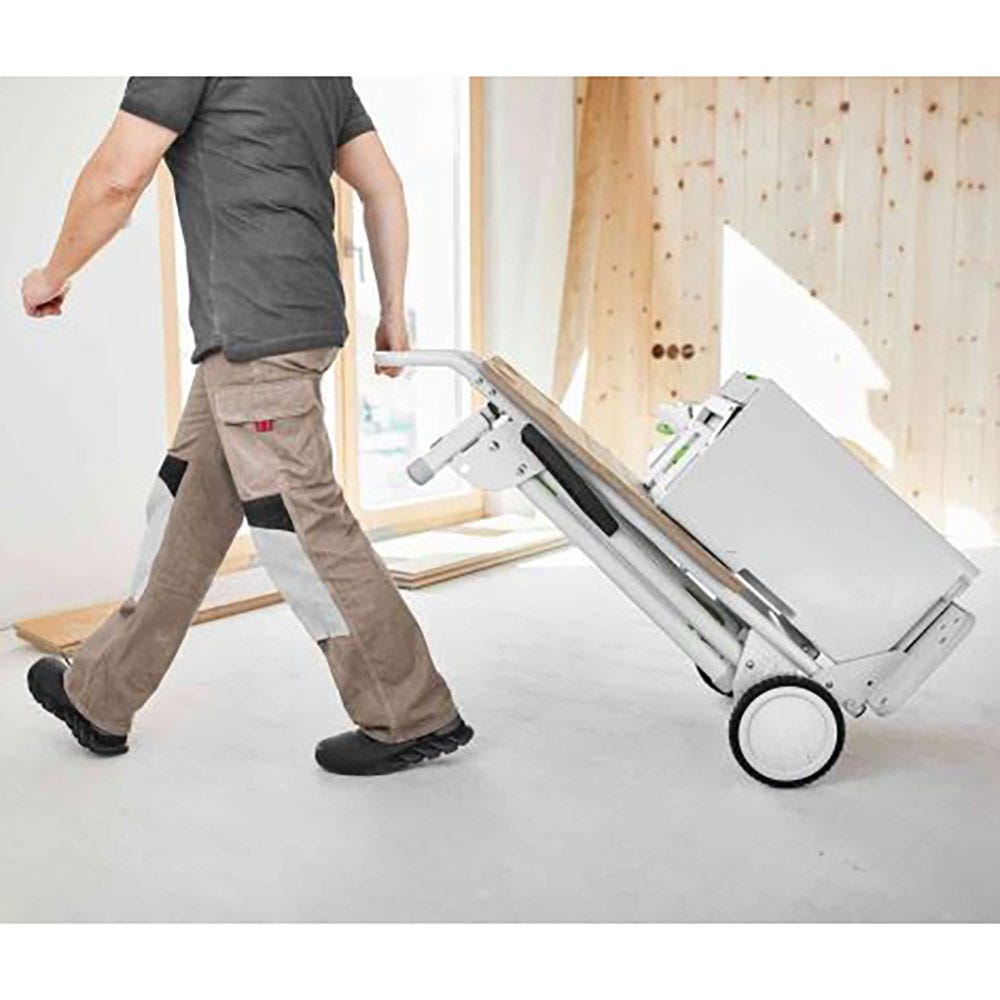 Baza mobilă pentru ferăstrău FESTOOL Systainer se potrivește cu CSC SYS 50 577001
