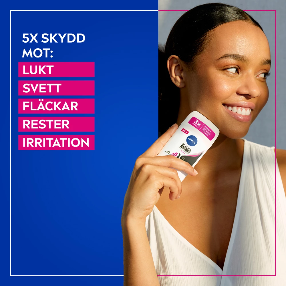 Crno-bijeli dezodorans u stiku 50 ml - NIVEA