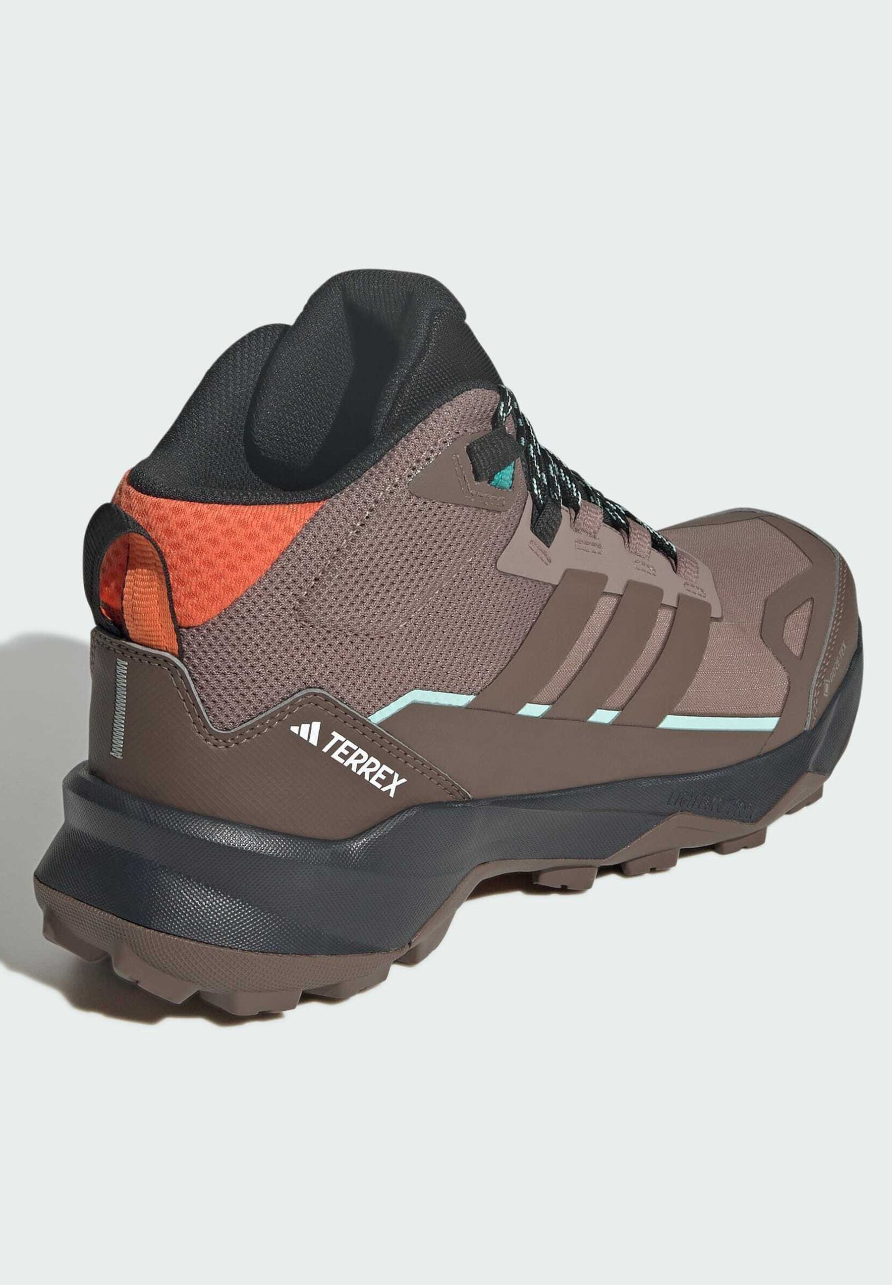 Adidas Terrex Turistické Boty - Trace Brown Earth Stratas Semi Impact Orange