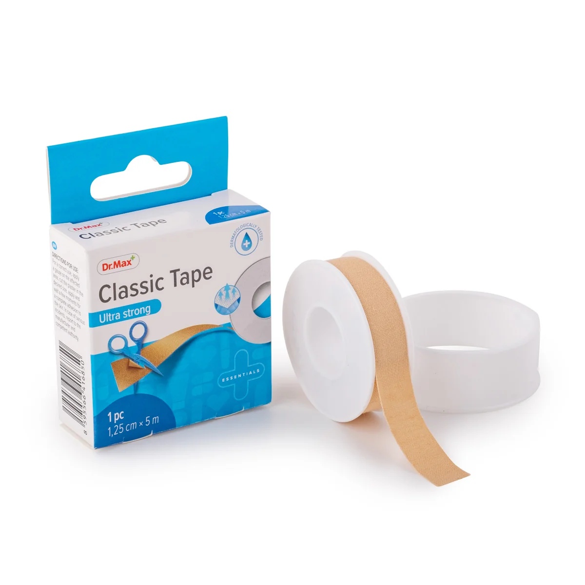 Cinta Dr. Max Classic Ultra Fuerte 1,25 cm x 5 m Cinta ultrarresistente