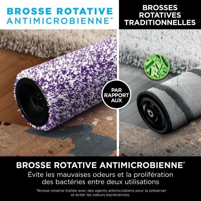 Shark HydroVac WD210EU - Draadloze stofzuiger en vloerreiniger voor harde vloeren - Antibacteriële roterende borstel