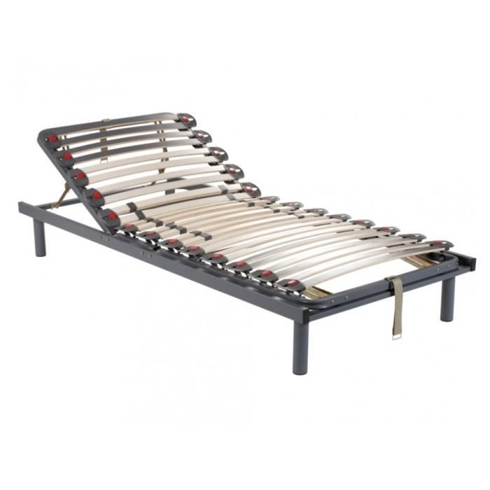 Base letto regolabile - OFFERTA SPECIALE - 3 posizioni di riposo - rigidità regolabile - 70x190cm