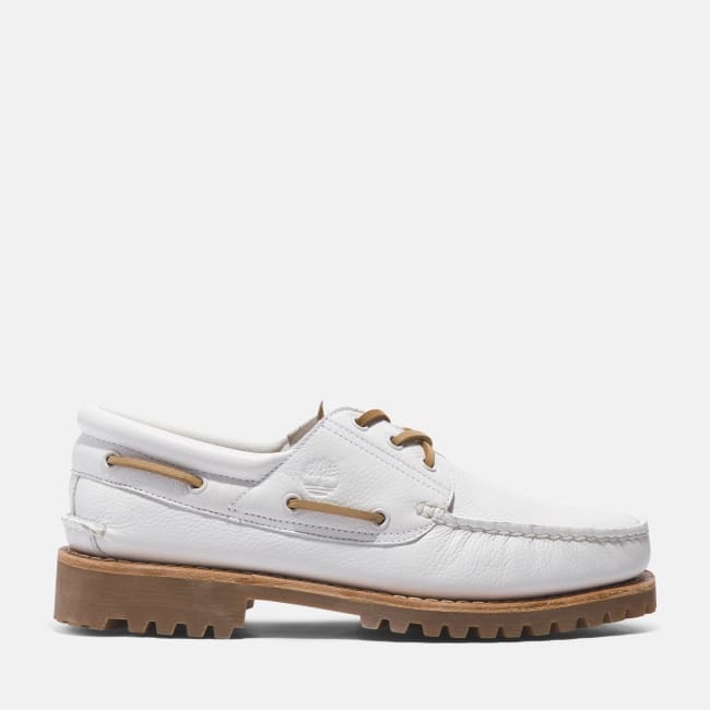 Scarpa da Barca Timberland® Authentic Handsewn                da Uomo in bianco