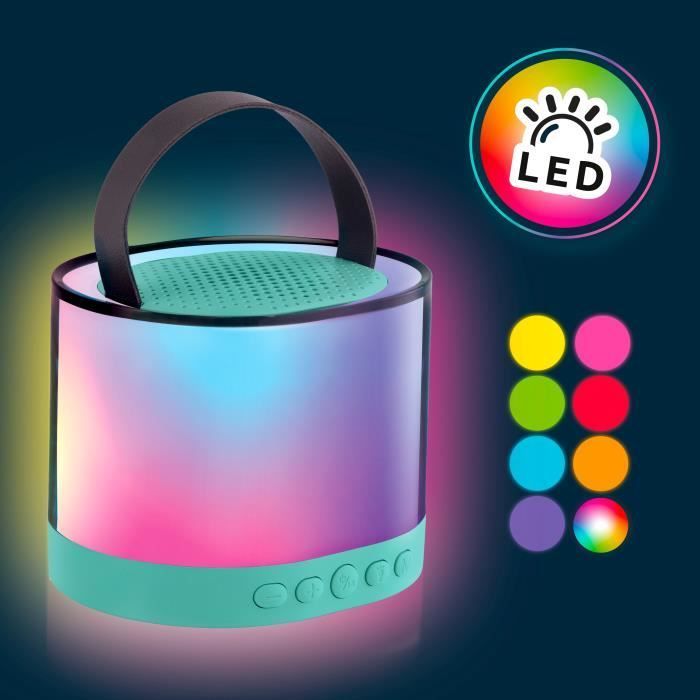 Mini Station Karaoké - Enceinte lumineuse avec 2 microphones sans fil Music Creator  - INF 044 Canal Toys
