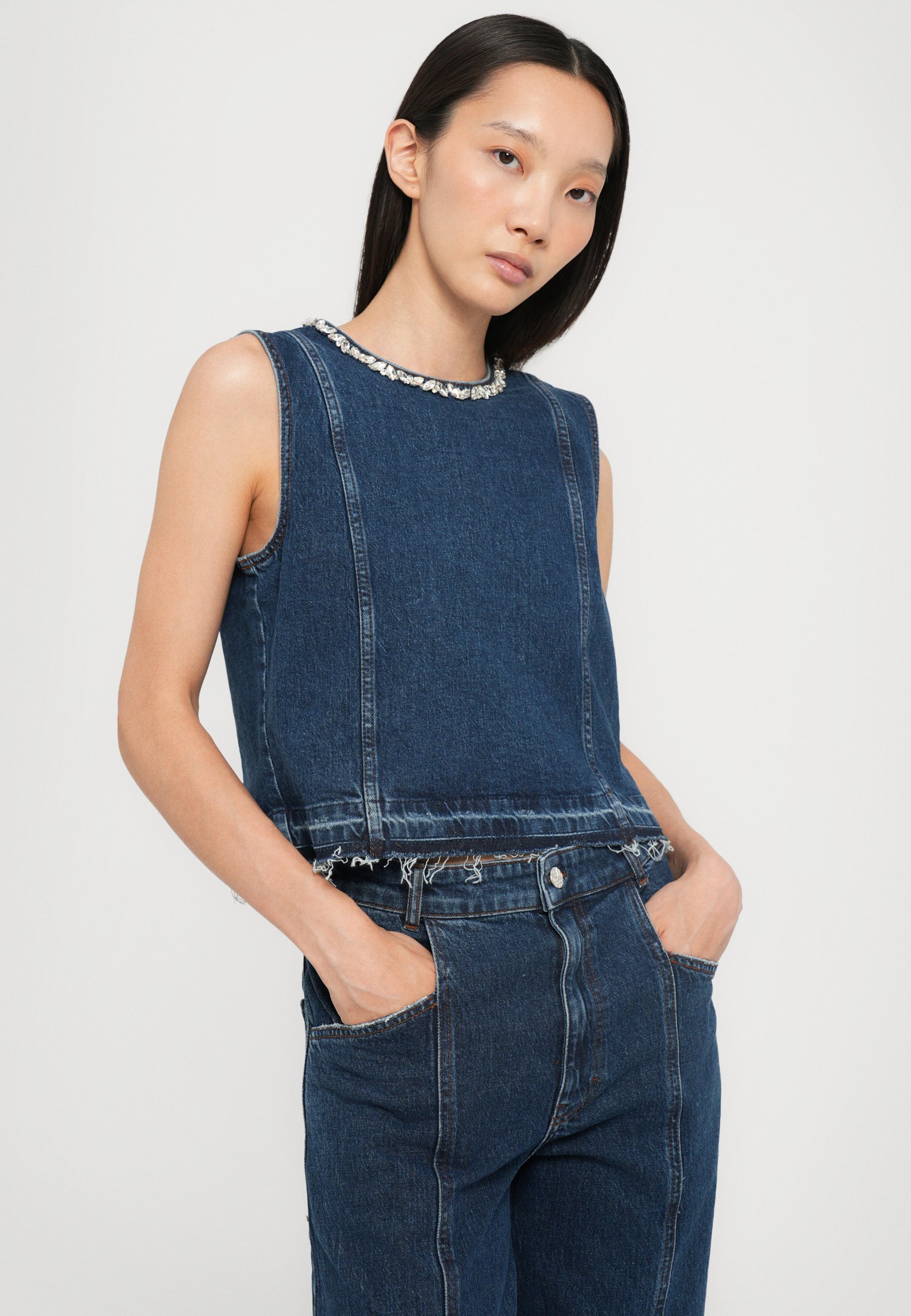 Baum und Pferdgarten NANYA - Relaxed fit jeans - dark blue denim
