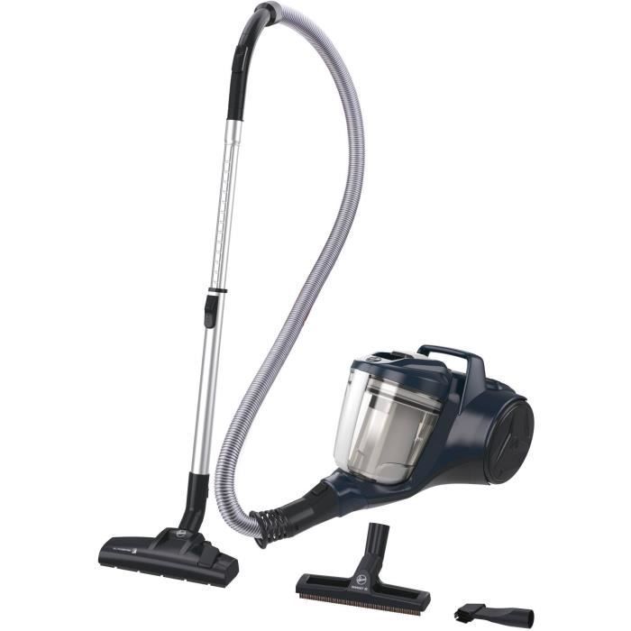 Bagless canister vacuum cleaner - HOOVER - HP110HM - 700 W - 78 dBA - 2 L - Blue