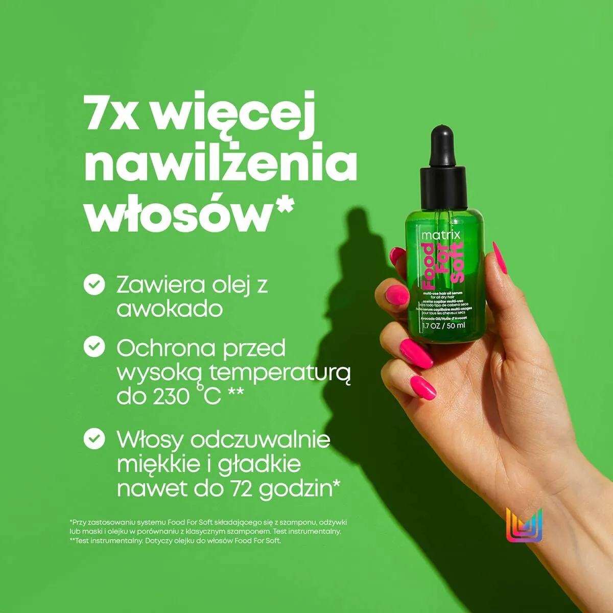 Matrix Food For Soft Olejek do włosów Intensywne nawilżenie
