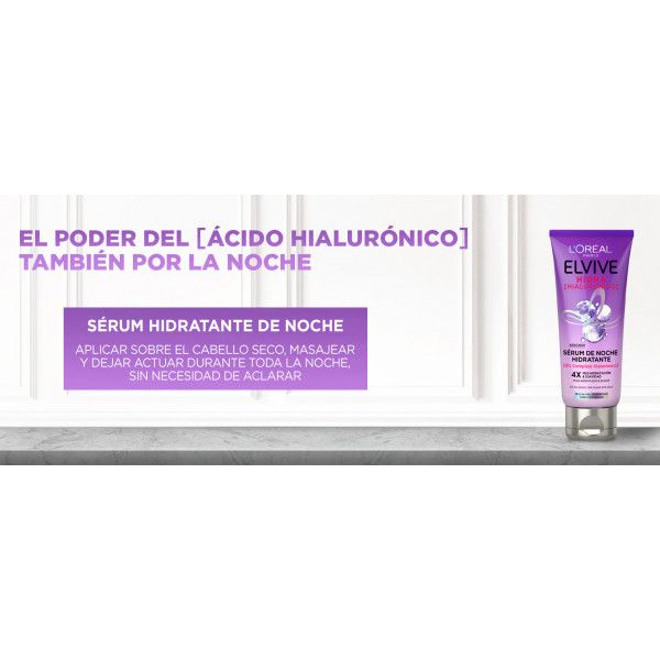 ELVIVE Hydra Hyaluronic mitrinošais nakts serums Matu eļļas un procedūras