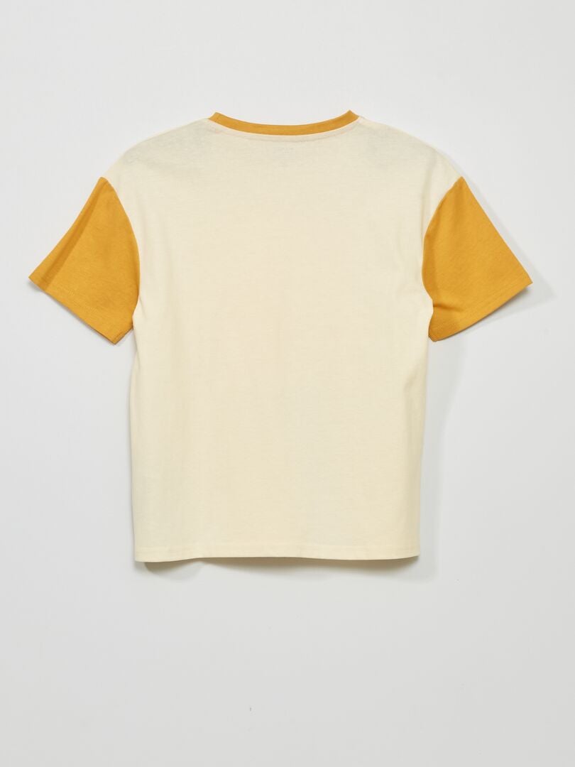 Camiseta de manga curta com estampa - BRANCA