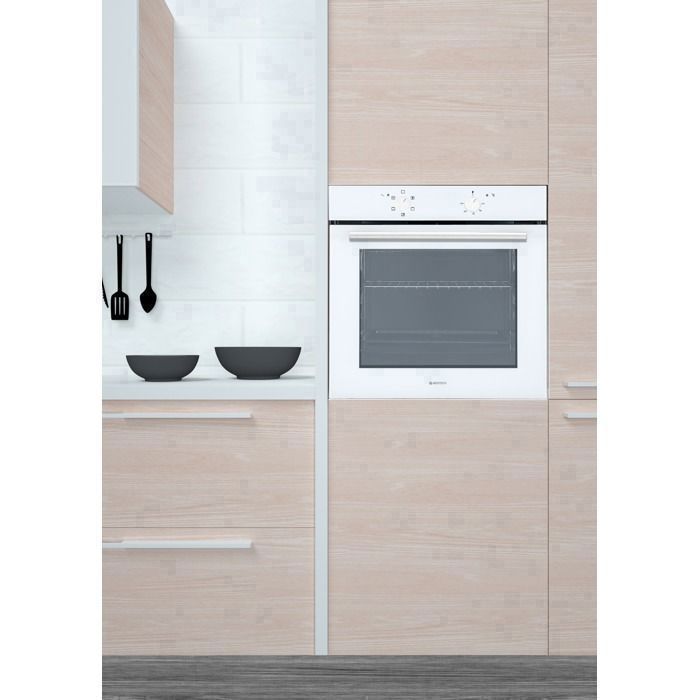 GEDTECH GFO76WH Multifunctionele Inbouwoven - Wit - 76L - Grill - Stoomfunctie