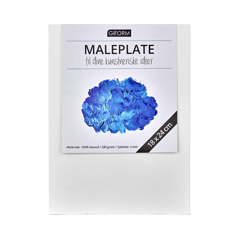 Giform malebrett 18x24 cm