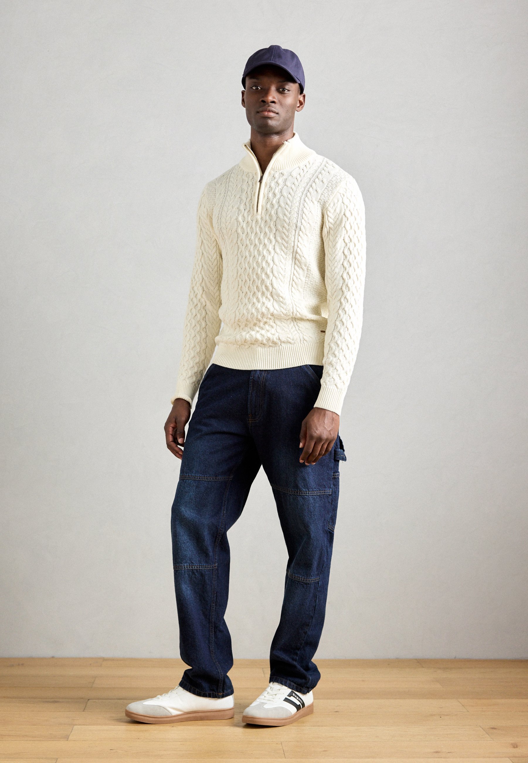 INDICODE JEANS Maglia - ghiaccio vanigliato