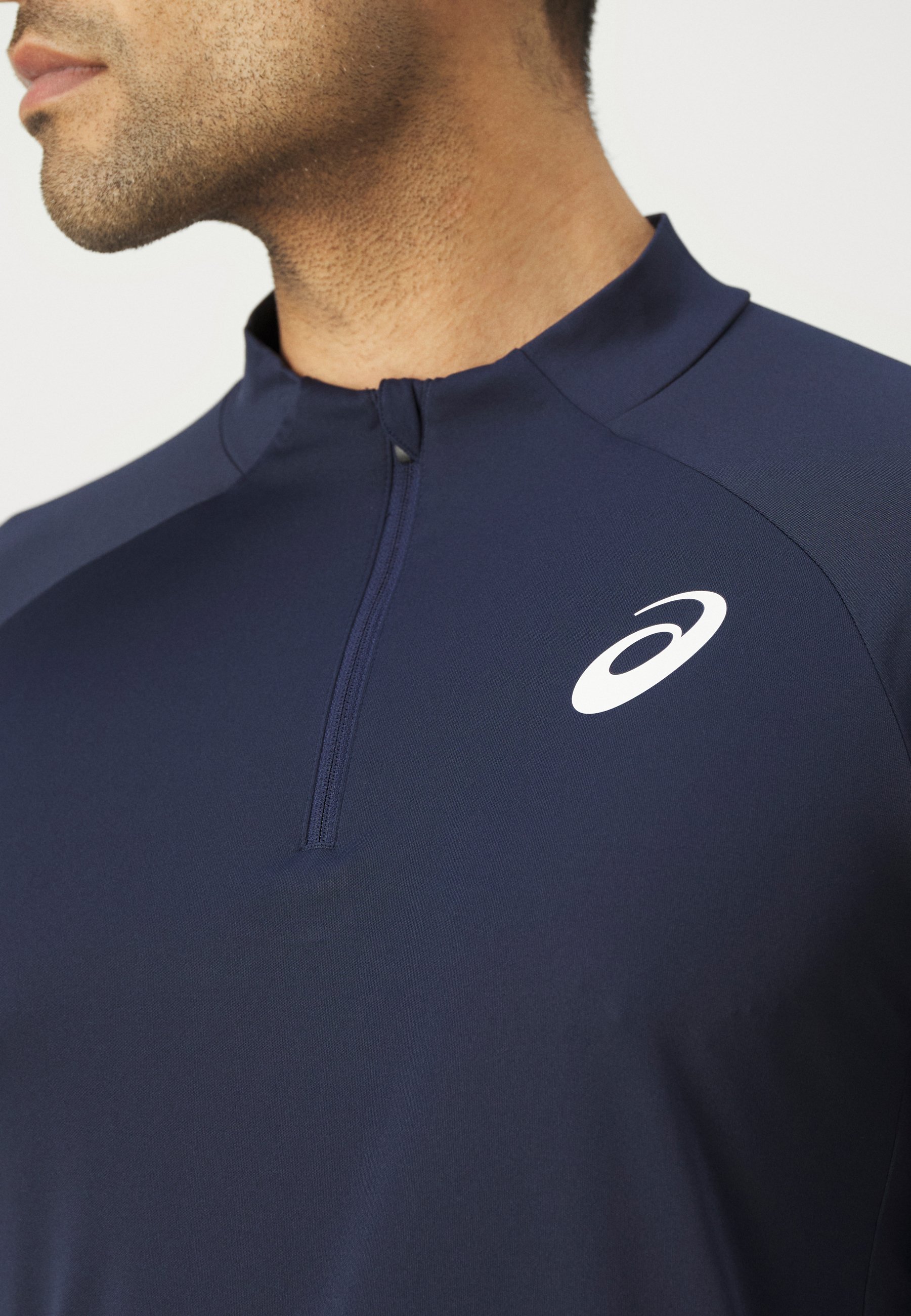ASICS MATCH LS 1/2 ZIP - Sport T-shirt - middernacht