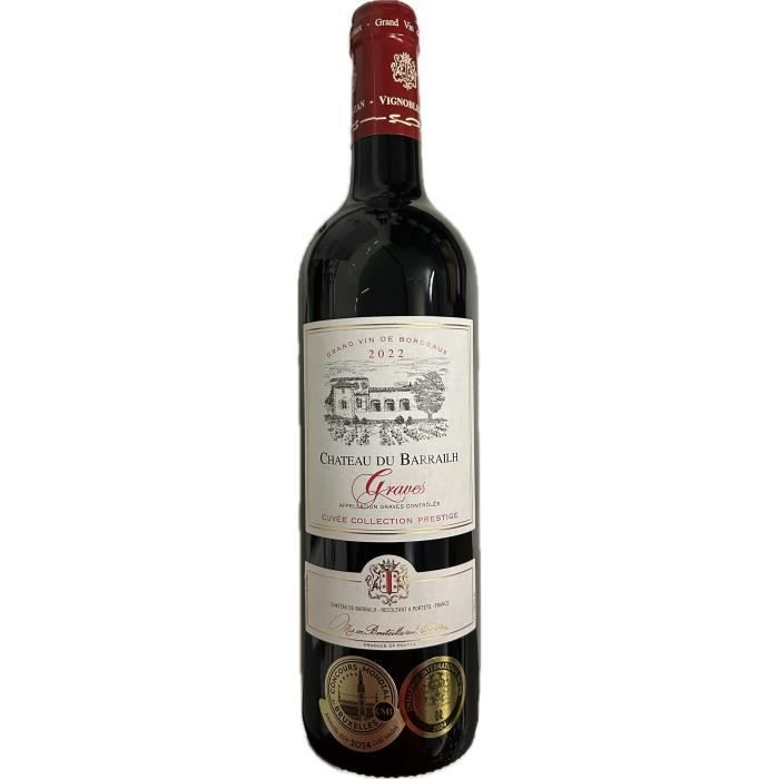 Château Barrailh Cuvée Collection Prestige 2022 Graves - Vin rouge de Bordeaux