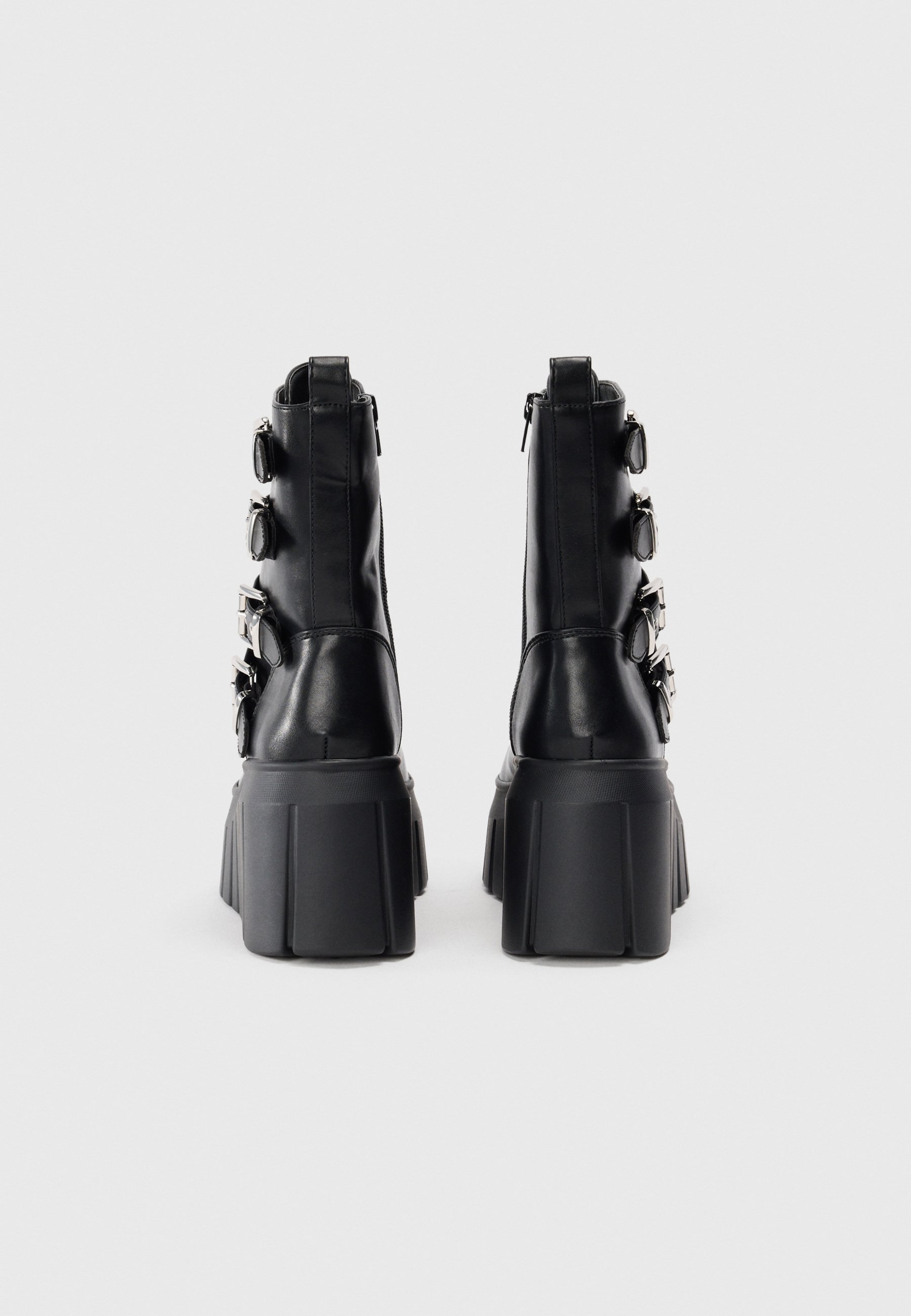 Even&Odd Wide Fit Wedge Enkellaarsjes - zwart